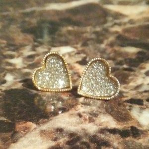Kids Gold heart earrings